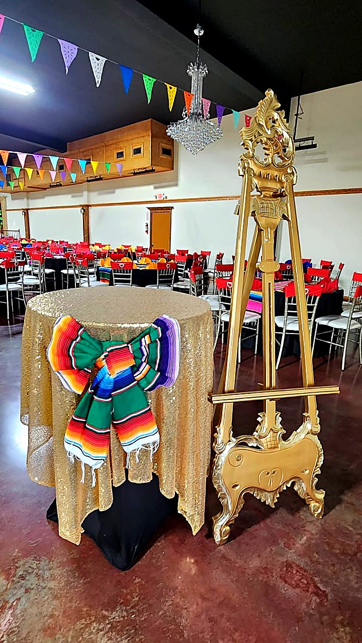 Fiesta Cocktail Setup — Golden Petals Reception Hall Cypress TX