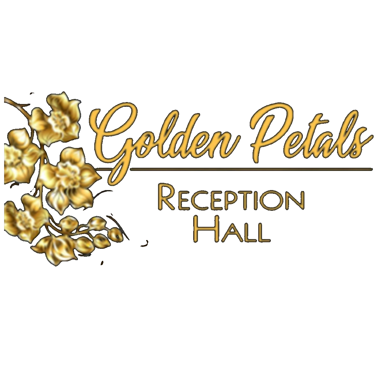 Golden Petals Reception Hall Logo