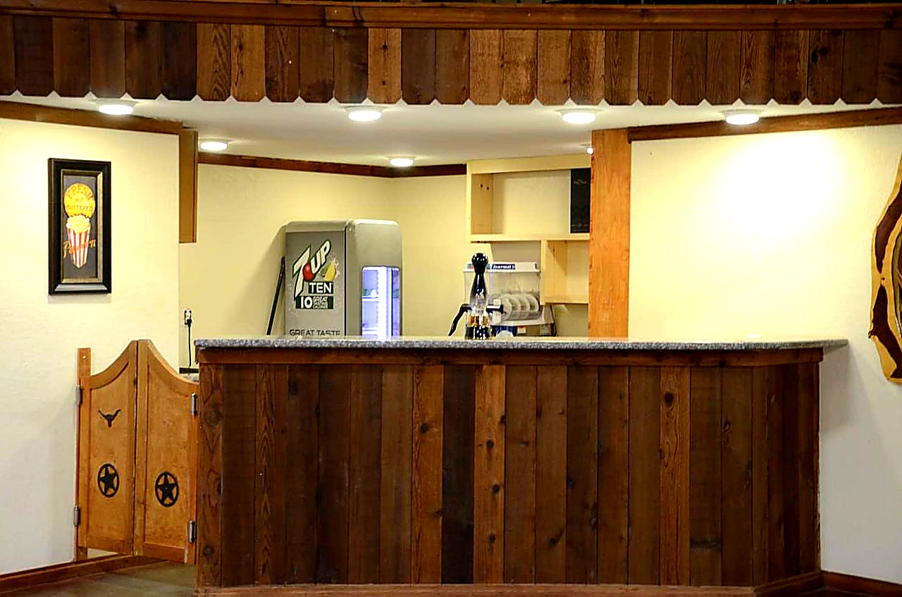 Golden Petals bar area